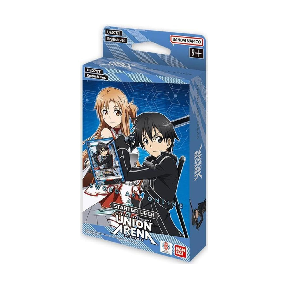 Bandai Union Arena Sword Art Online starter deck cards for quick play and collection.