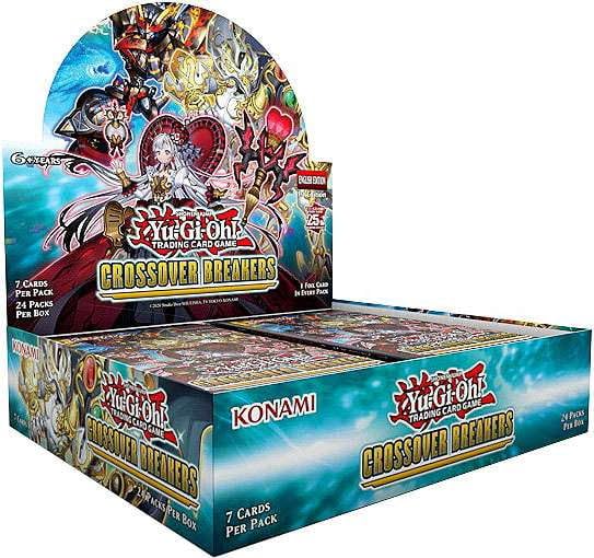 Bandai Yu-Gi-Oh! Crossover Breakers Box inner packs display vibrant card art and new strategies.