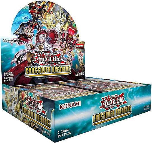 Bandai Yu-Gi-Oh! Crossover Breakers Box inner packs display vibrant card art and new strategies.