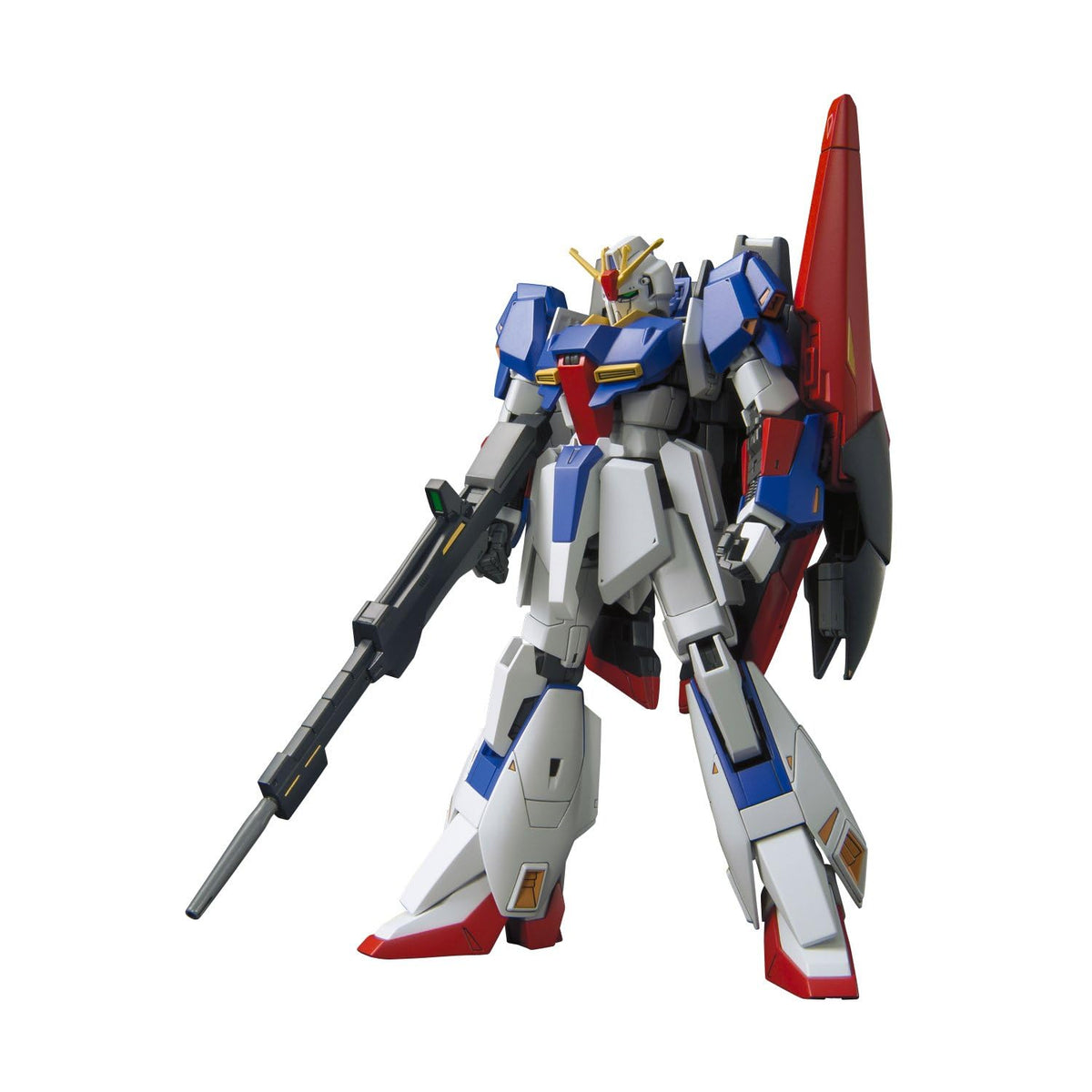 Bandai Zeta Gundam HG 1/144 front view highlights accurate proportions for display