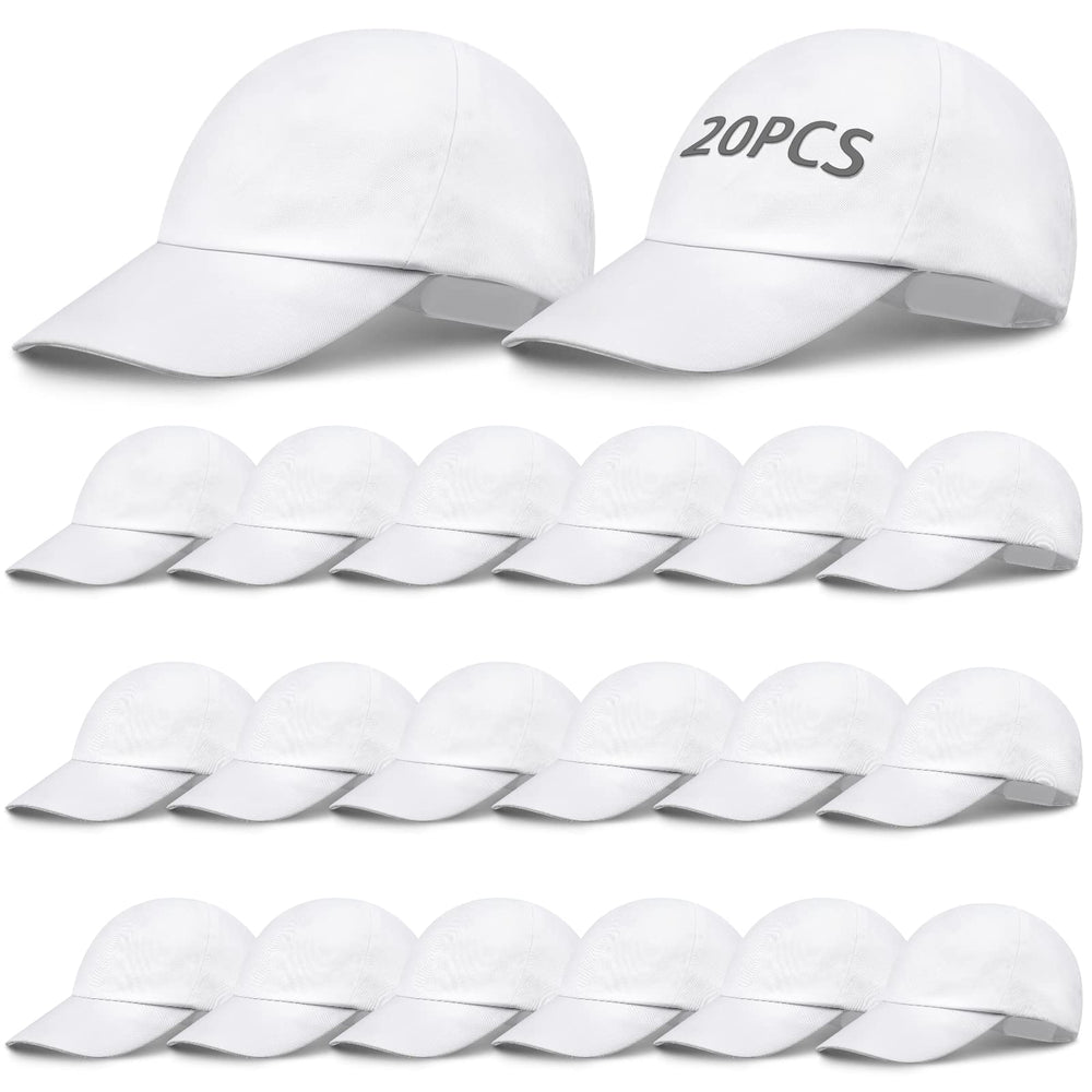 B bangcool white DIY kids baseball cap with blank canvas for painting projects