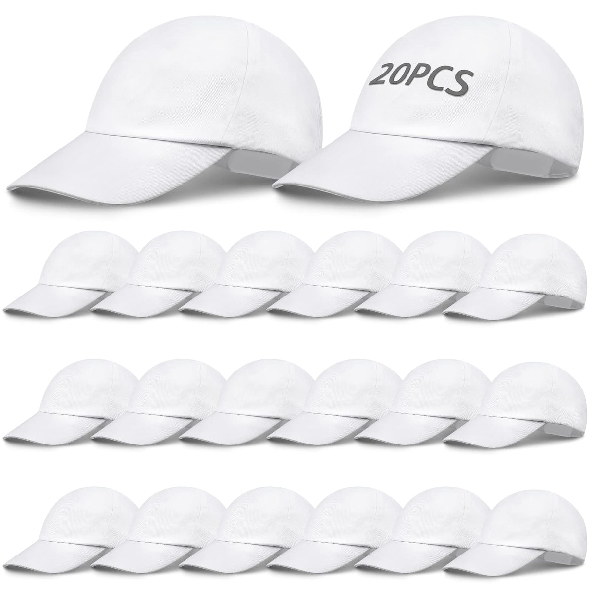 B bangcool white DIY kids baseball cap with blank canvas for painting projects