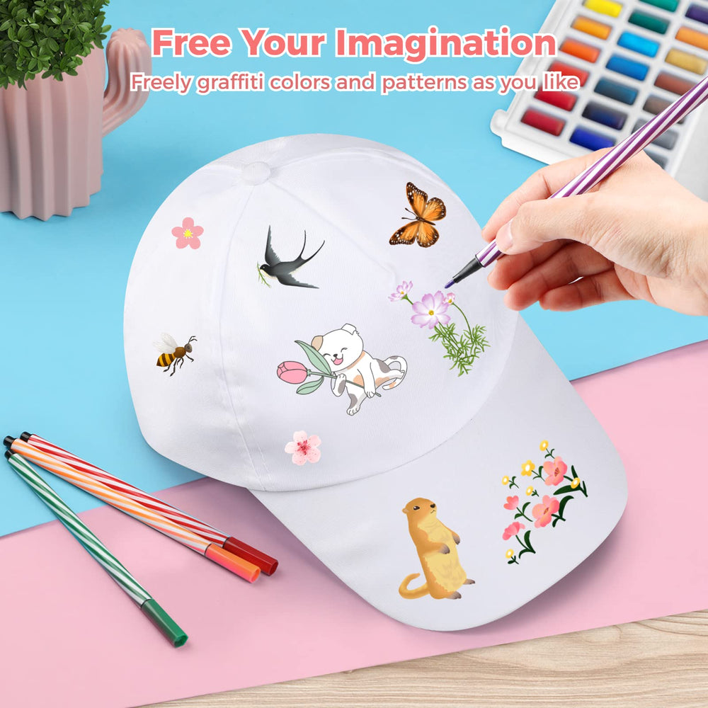 B bangcool white cap side view highlighting adjustable fit and comfort