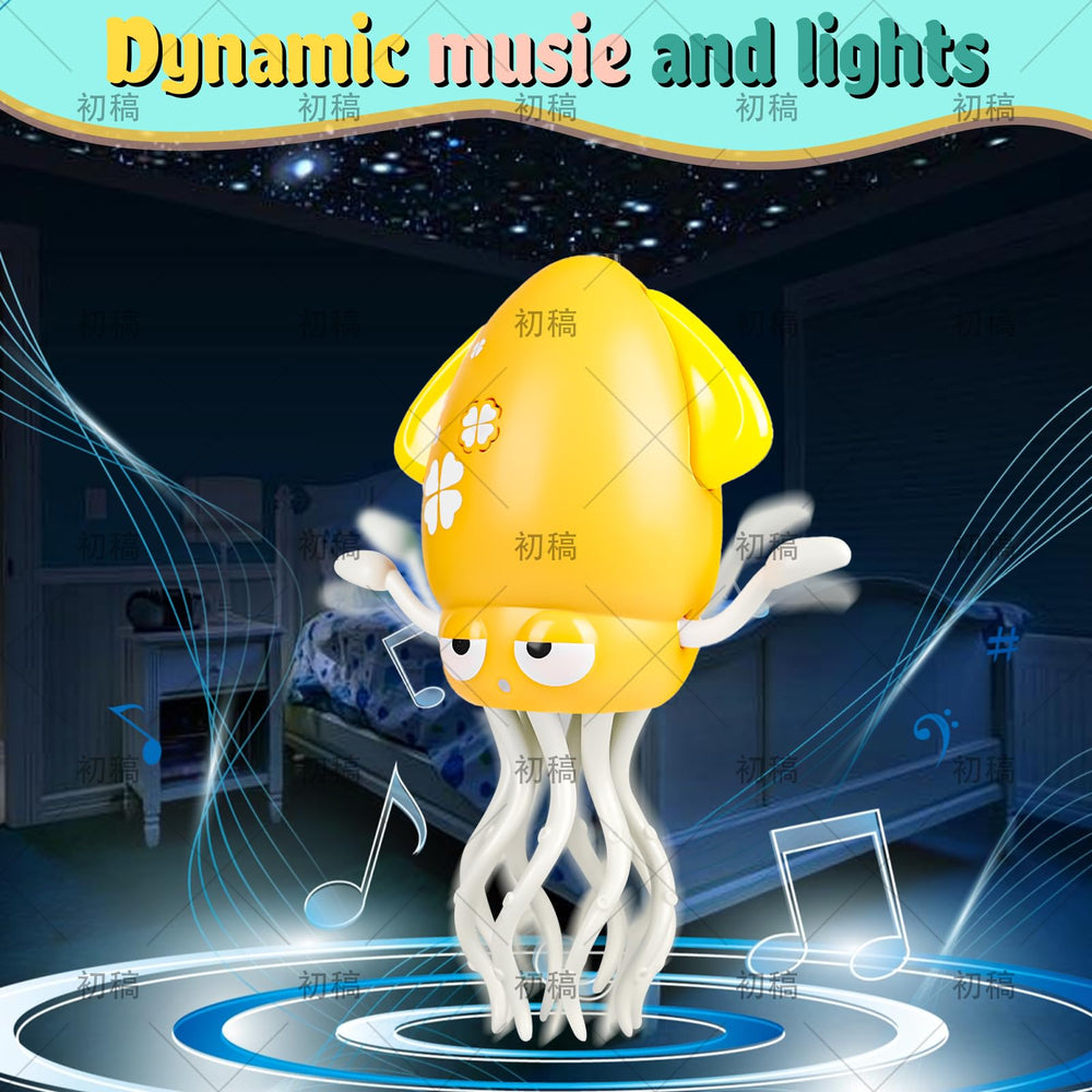 Bangzi Dancing Octopus crawls to support early mobility and exploration.