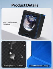 Banloga waterproof PU leather case protects cards during travel.