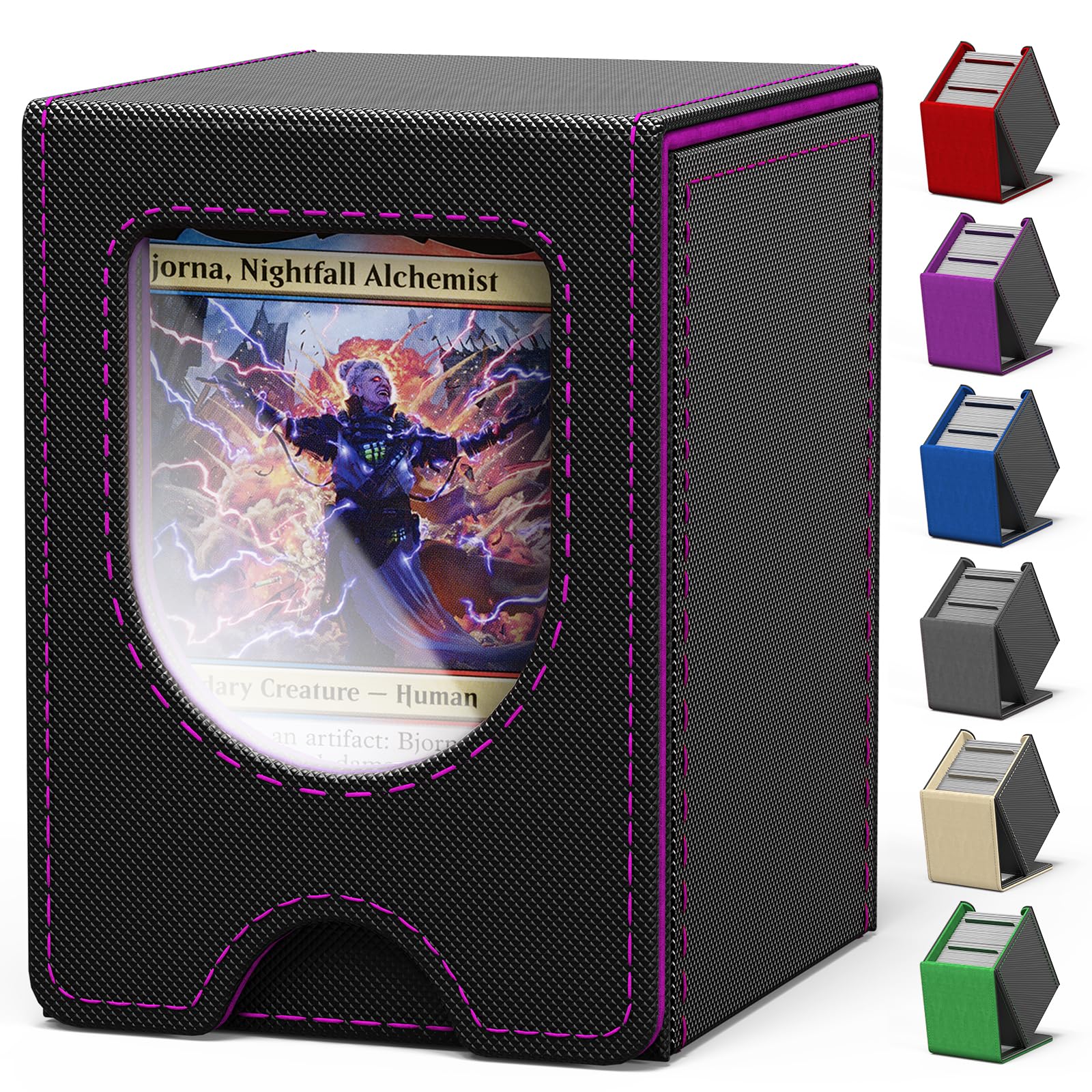 banloga Card Deck Box front window displaying commander identity