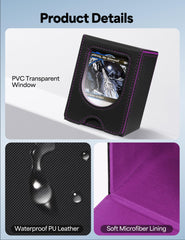 banloga Card Deck Box waterproof PU leather for travel protection