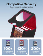 banloga card deck box wide-u-opening enables quick card access during gameplay.