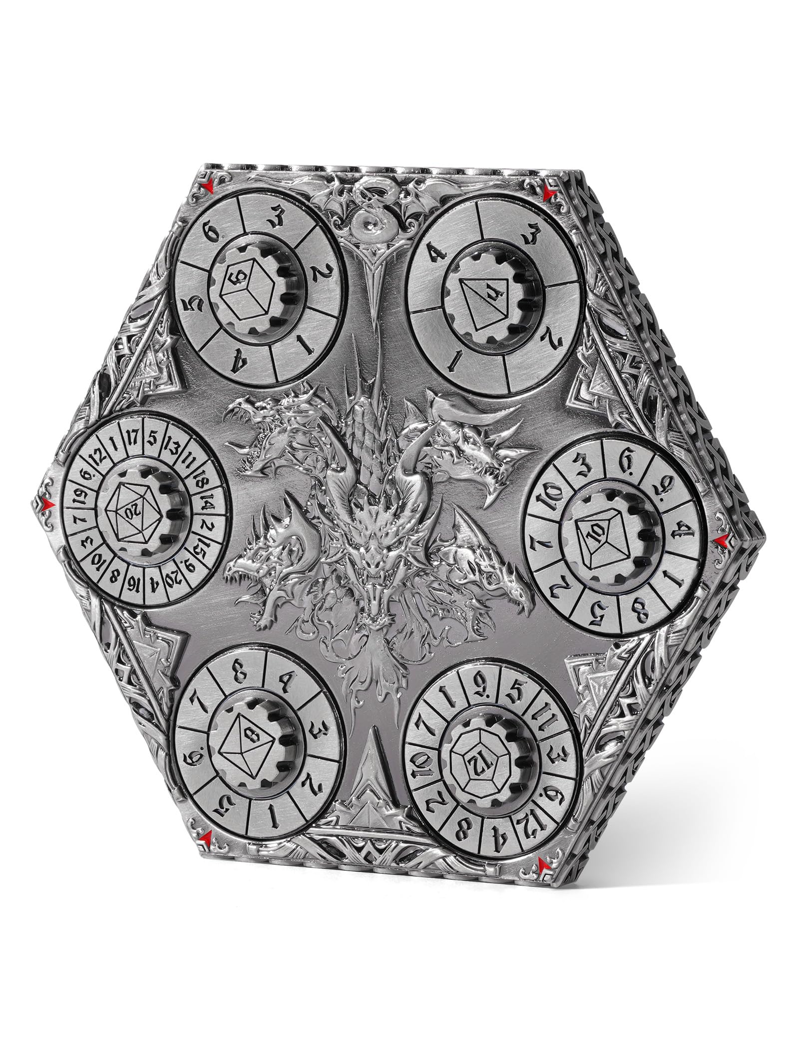 Banloga dragon pocket watch case featuring bold dragon design for collectible dice.