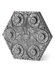 Banloga dragon pocket watch case featuring bold dragon design for collectible dice.