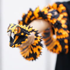 BANPIWOLG snake model reveals lifelike details with vivid color and precise 3D printed textures.