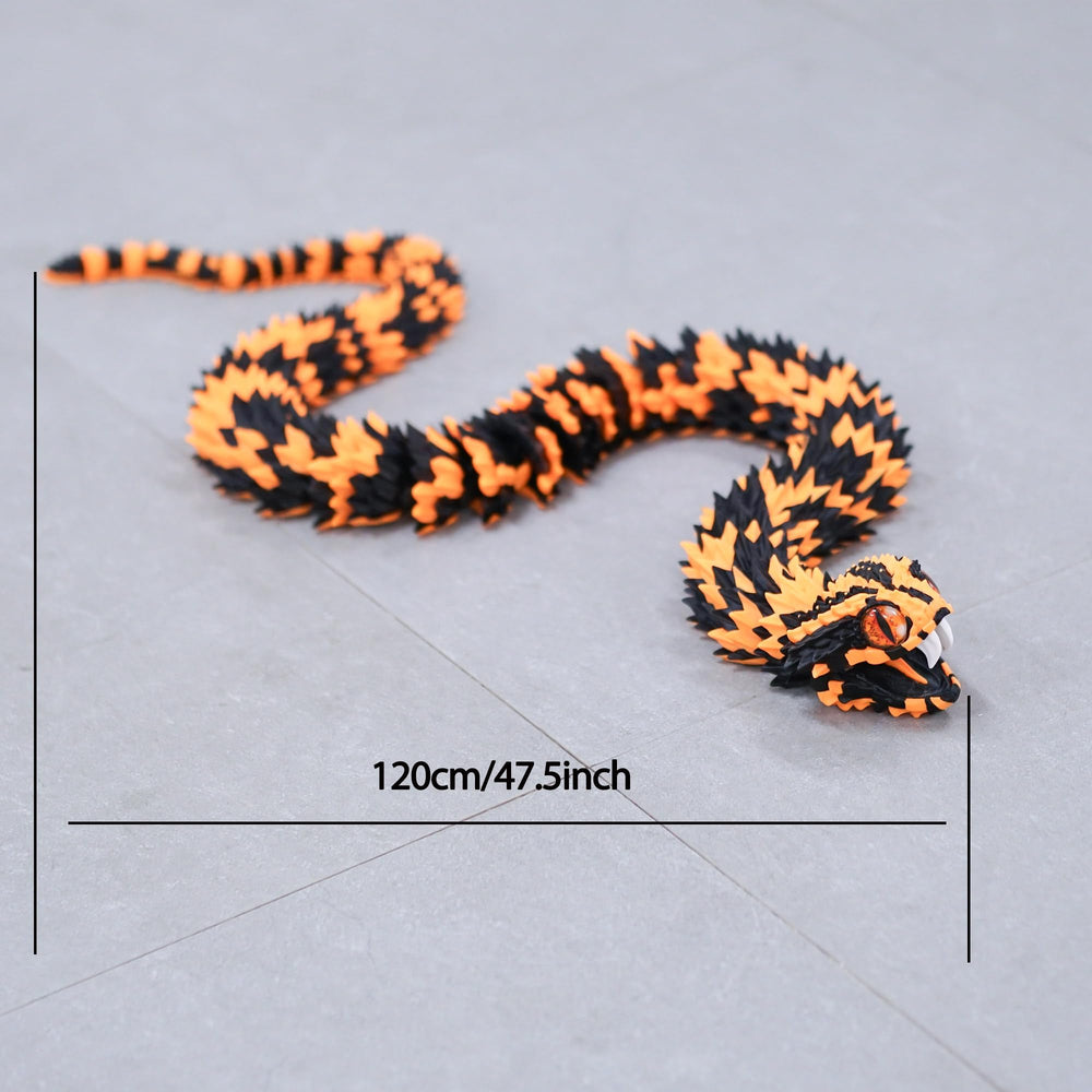 BANPIWOLG stress-relief potential via tactile interaction with the 3D printed snake model.
