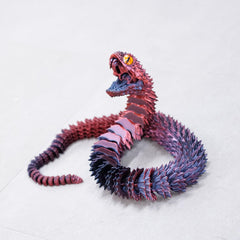 BANPIWOLG snake model 3D printed art, durable and lightweight.