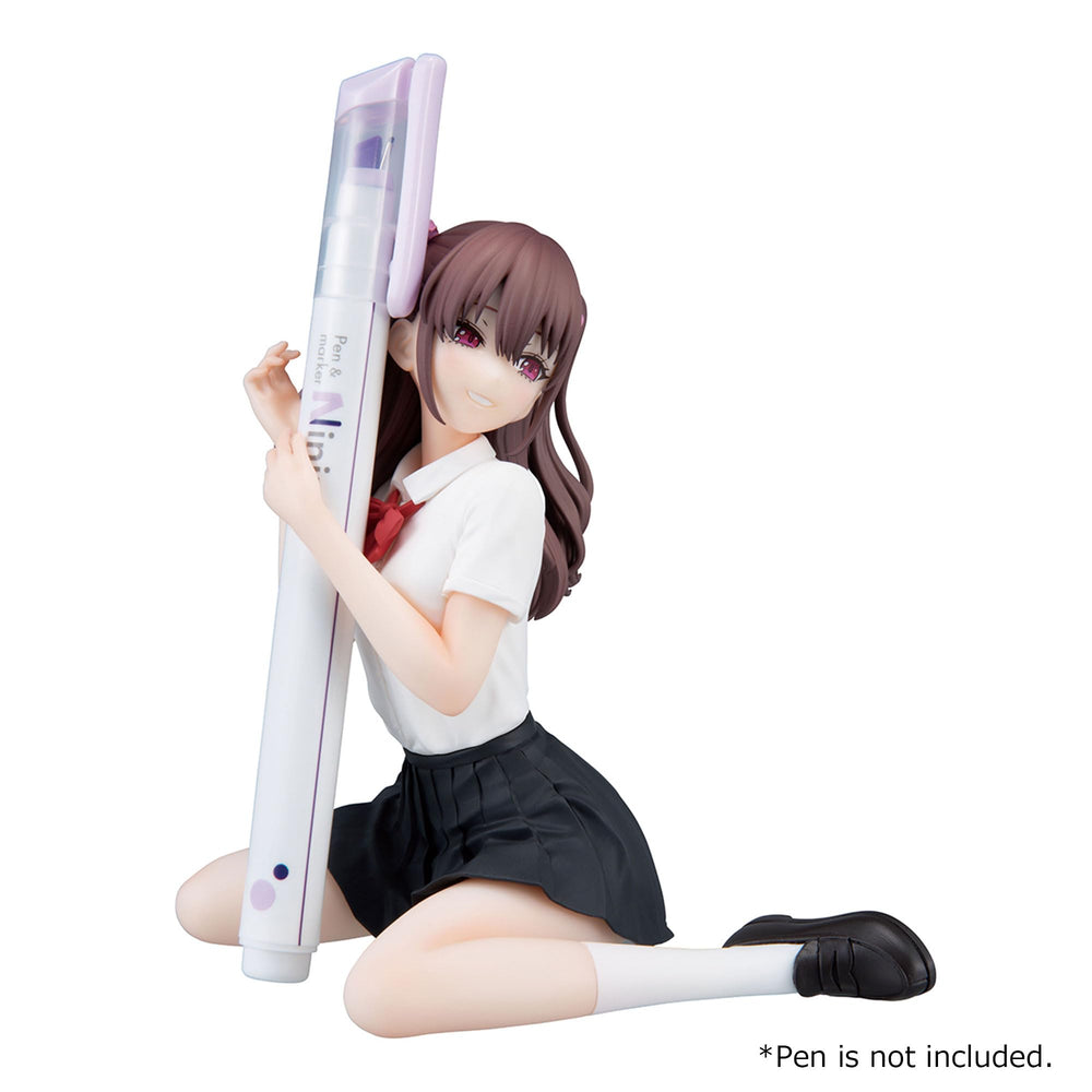 Banpresto Mikari Tachibana uniform ver desk display enhances collection visibility