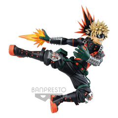 Banpresto Bakugo with base stand, ready to pose on shelf or desk.