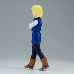 Official Bandai Namco licensing label on Android 18 box for authenticity