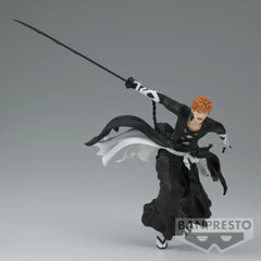 Banpresto Bleach Ichigo Kurosaki figure, 4.7 inch scale, compact collection piece.