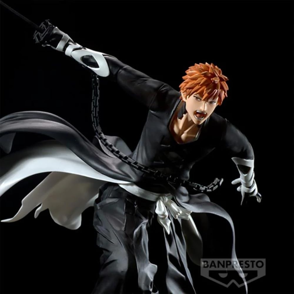 Banpresto Bleach Ichigo Kurosaki figure, safe for North American markets.