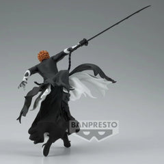 Banpresto Bleach Ichigo Kurosaki figure, detailed sculpt and vivid paint.