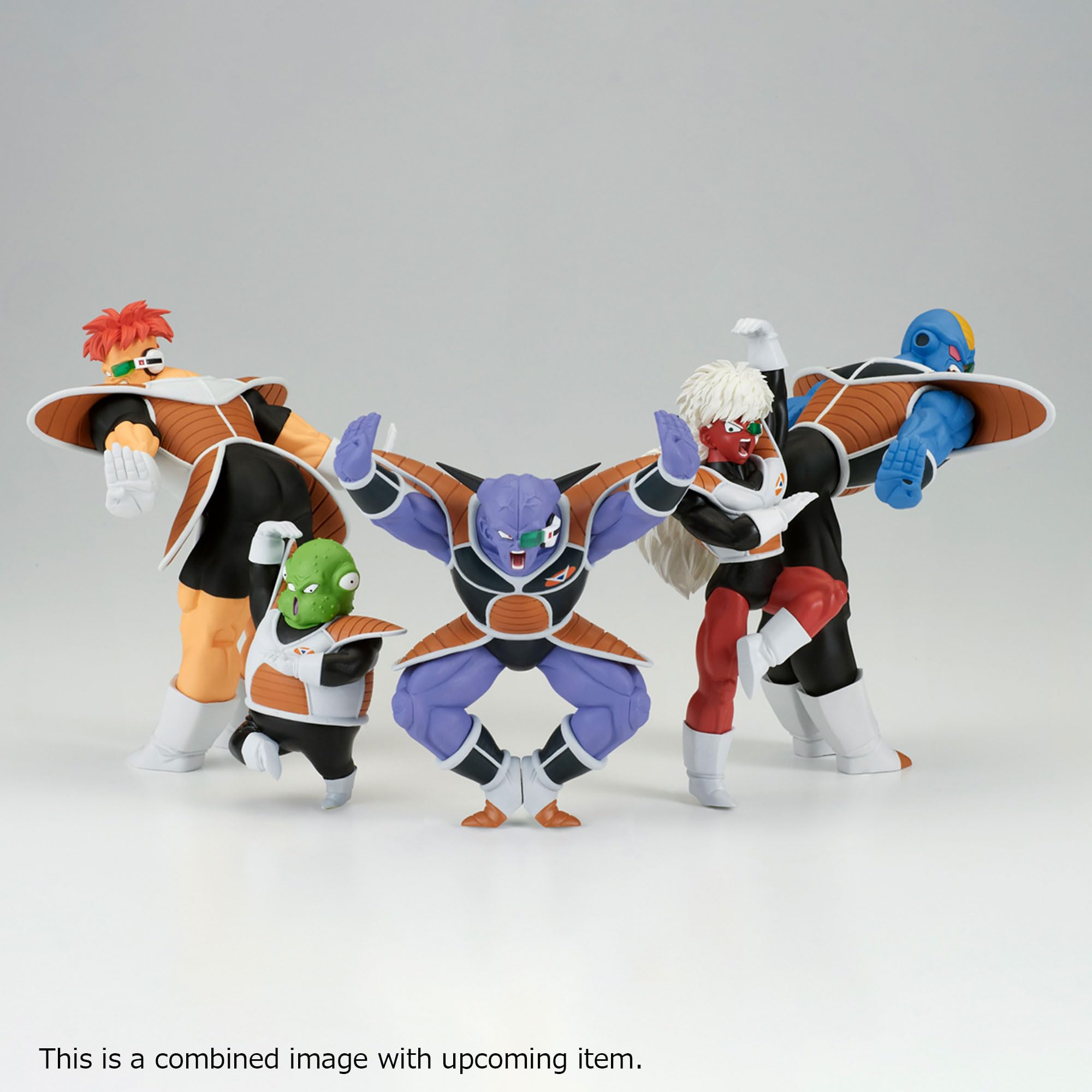 Banpresto Captain Ginyu box art adds display appeal.