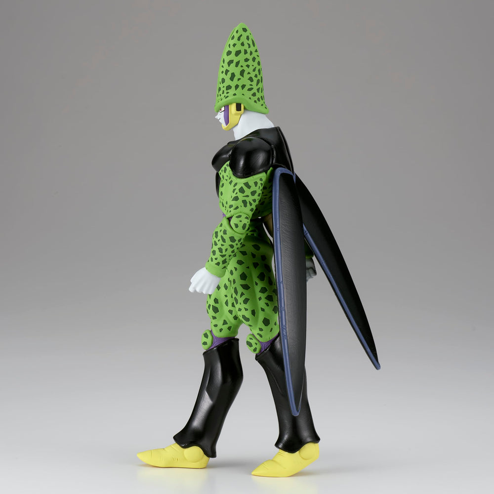 Banpresto Cell Solid Edge Works close-up reveals precise sculpt details for collectors.