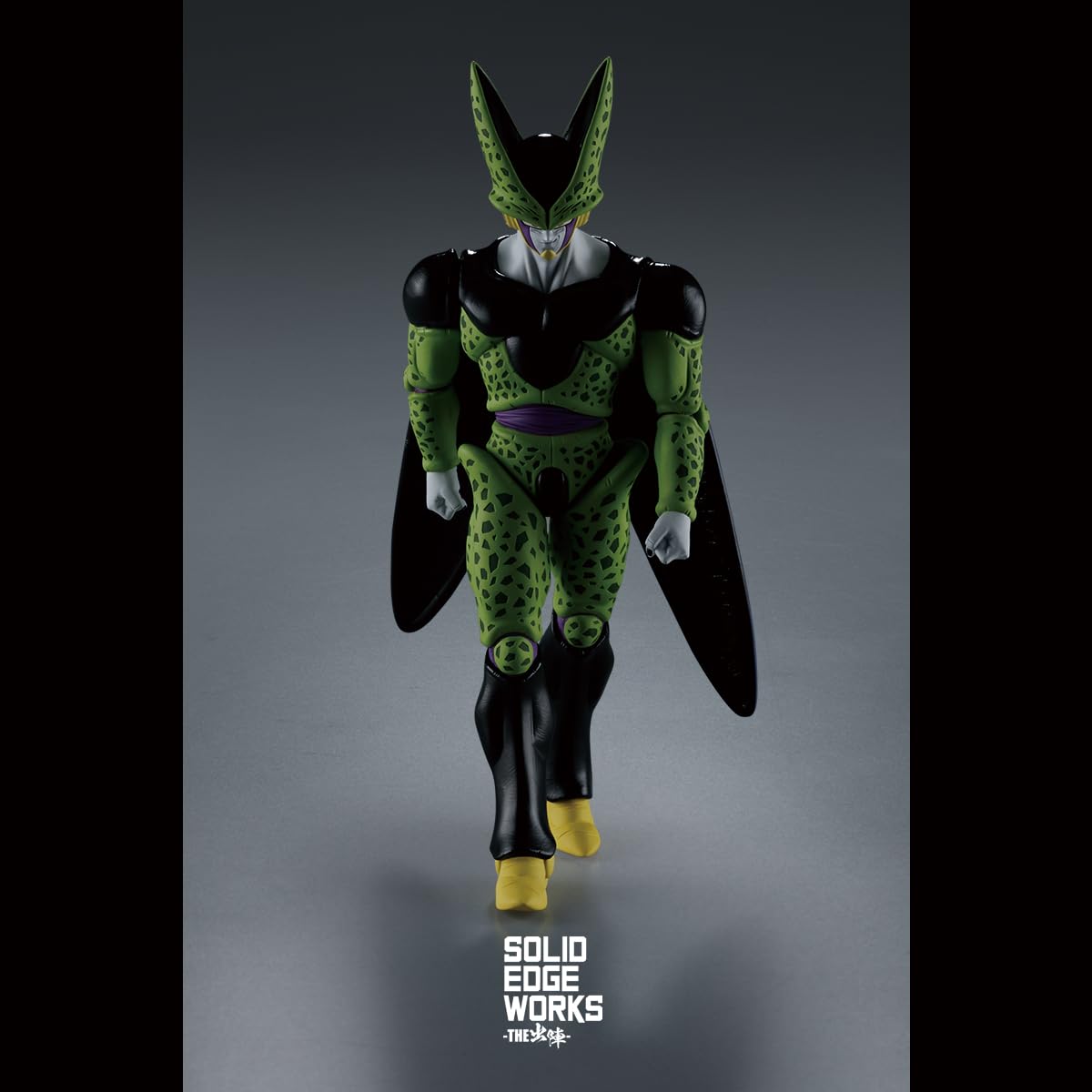 Banpresto Cell Solid Edge Works stands 7.9 inches tall for compact displays.