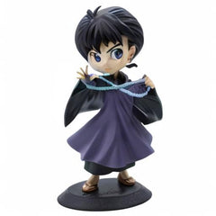 Display-ready Banpresto Miroku setup with Q Posket collection