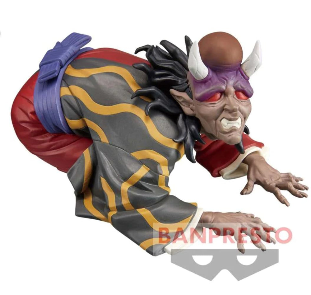 Banpresto Demon Series display detail showing texture and color depth.