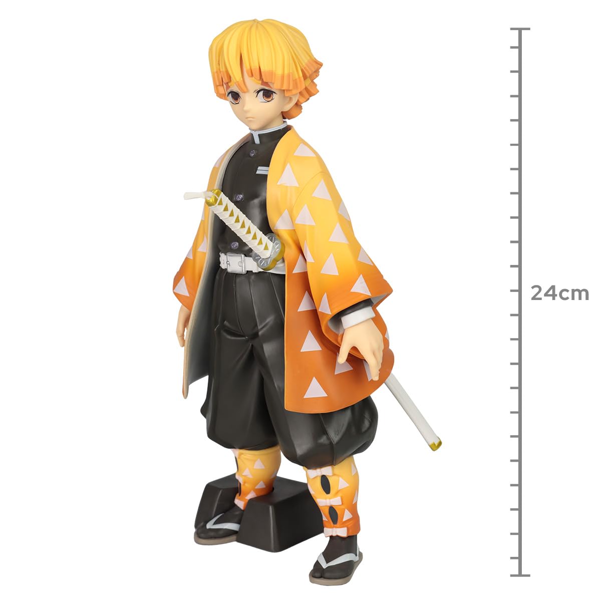 Banpresto Demon Slayer Zenitsu Grandista figure dynamic pose for collectors.