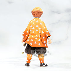 Banpresto Demon Slayer Zenitsu Grandista figure side profile great on shelves.