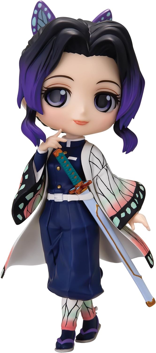 Banpresto Shinobu Q Posket front view, ideal for collectors display.
