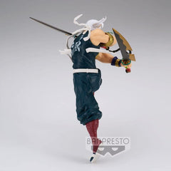 Banpresto Demon Slayer Uzui side view highlighting flamboyant attire and silhouette.