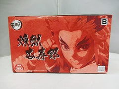 BanPresto Demon Slayer Rengoku figure pose detail emphasizes flame-inspired design.