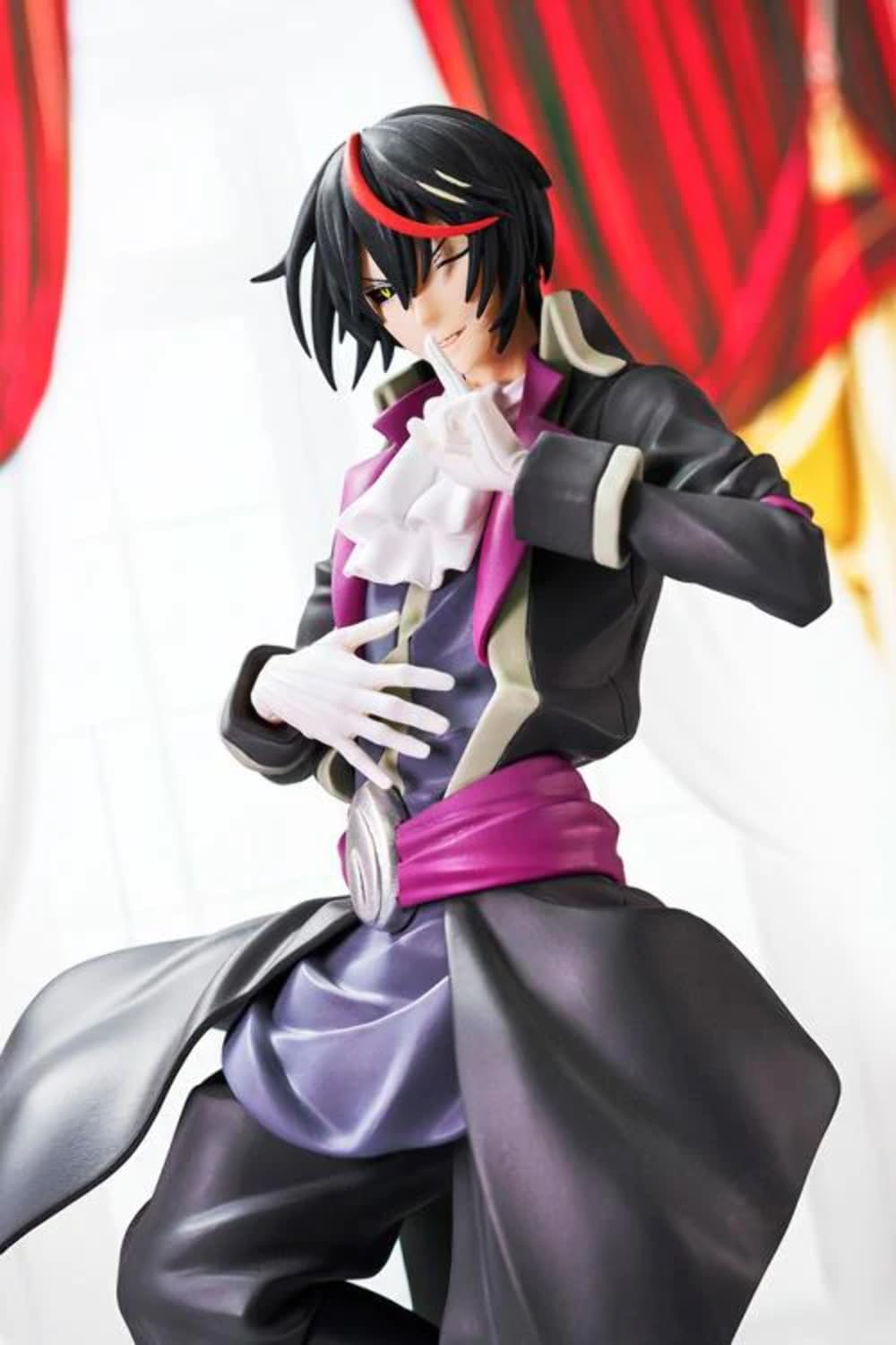 Dynamic pose detail captures motion frozen in collectible figure.