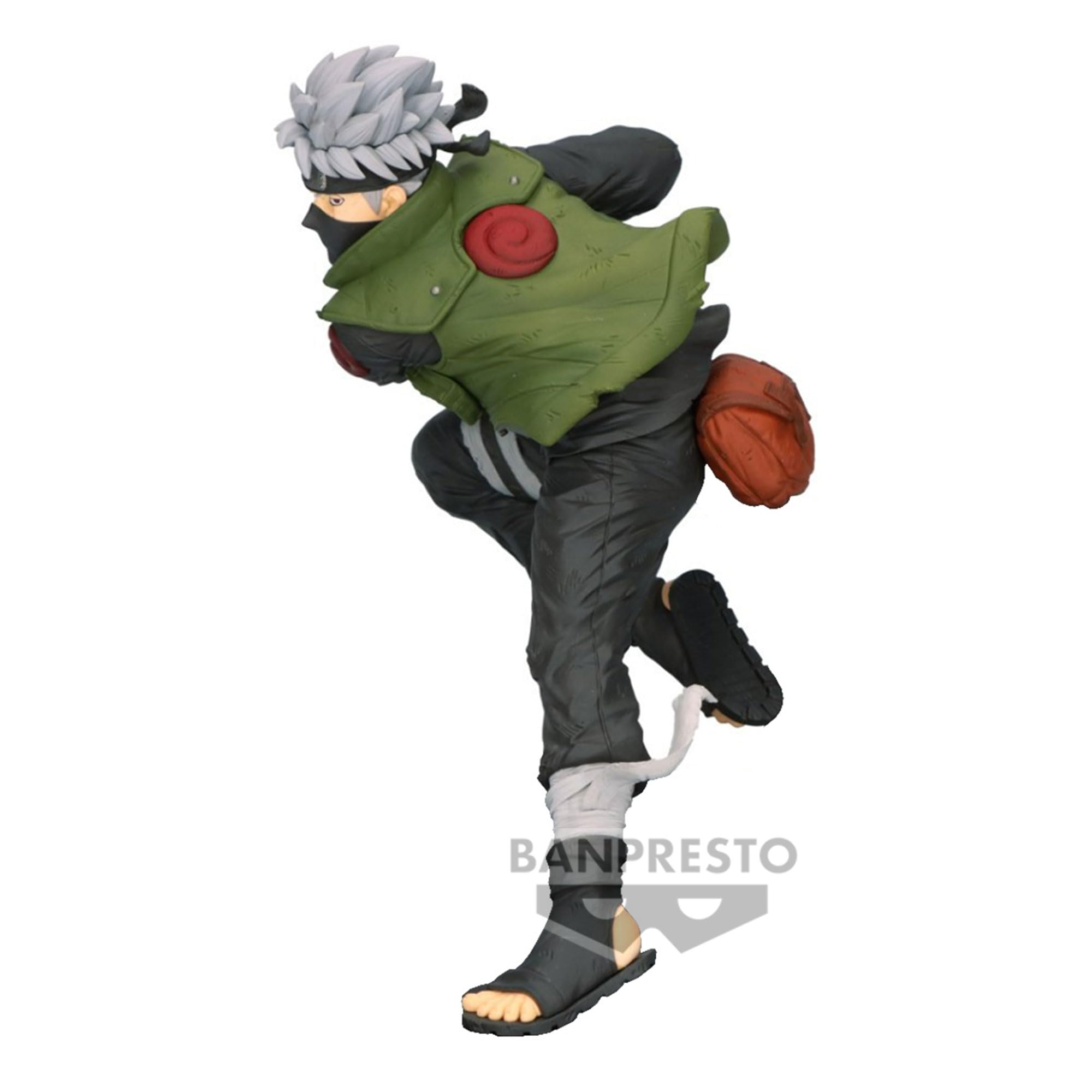 Banpresto display-ready Kakashi figure pairs with other Banpresto figures for a dynamic collection.