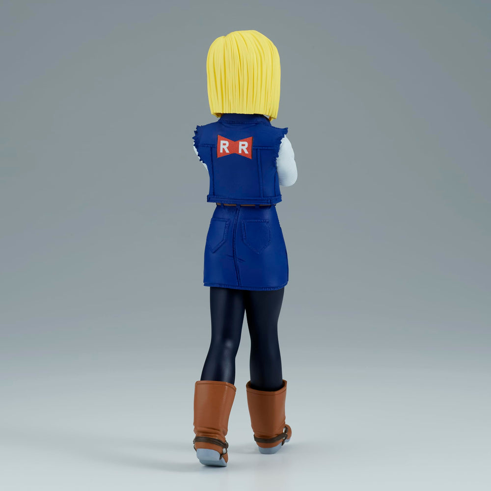 Display idea showing Android 18 with other Banpresto figures