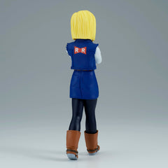 Display idea showing Android 18 with other Banpresto figures