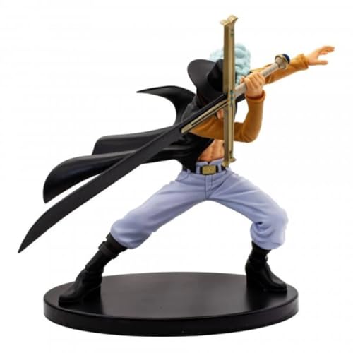 Banpresto Mihawk box shows official Bandai Namco label ensuring authenticity