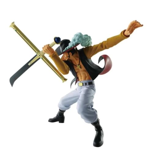 Banpresto Mihawk figure stands about 5.1 inches for compact shelf display