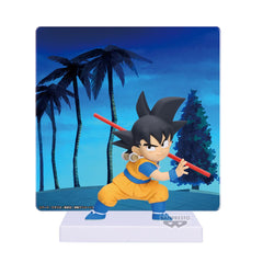 Banpresto Goku Mini Panel close-up, collectible Dragon Ball Daima figure in iconic stance