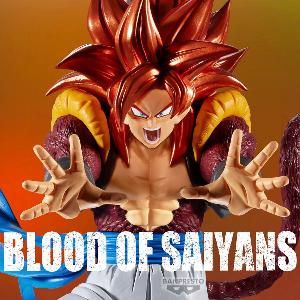 Banpresto Dragon Ball GT Gogeta figure display area for shelves.