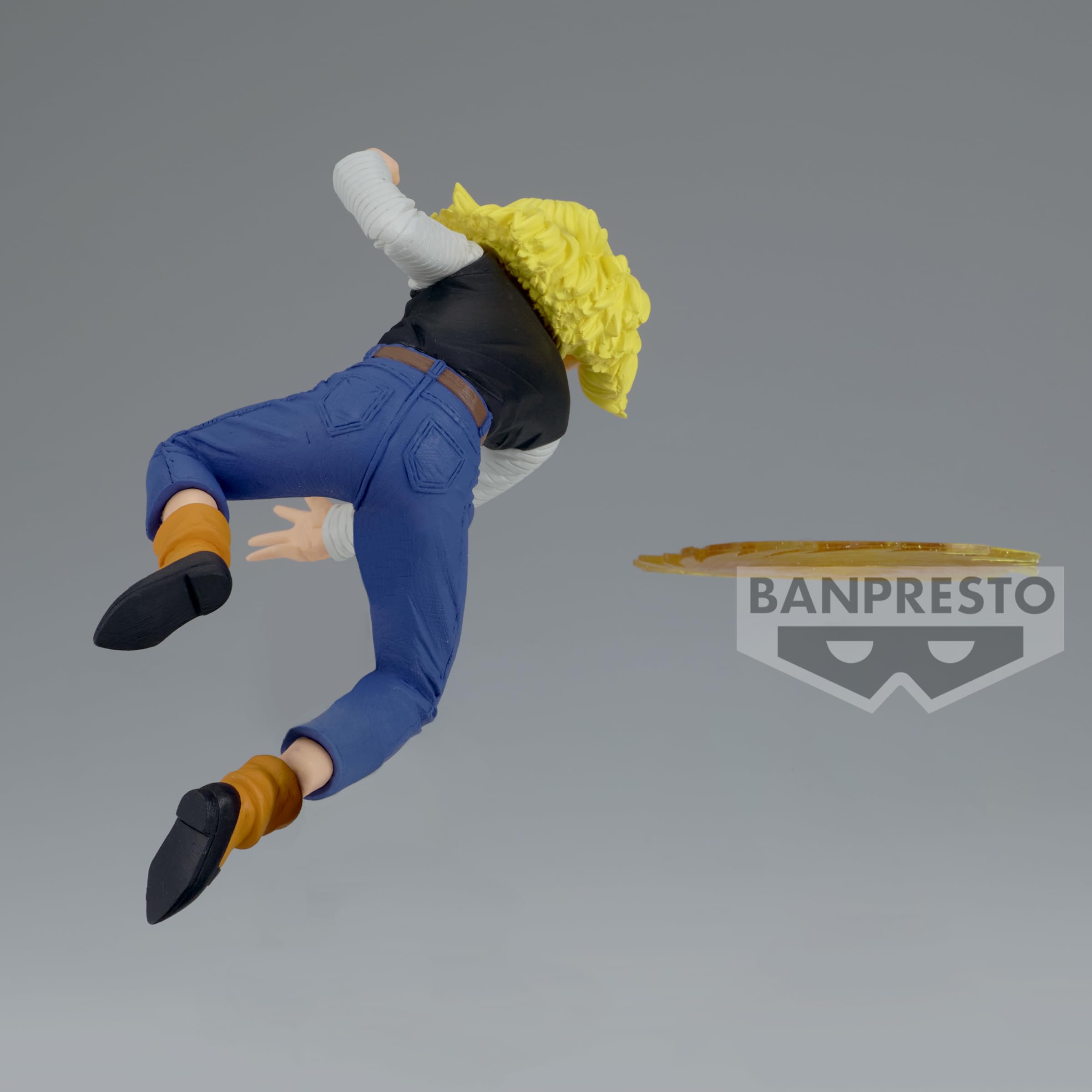 Banpresto Android 18 GXmateria figure side-profile captures dynamic stance.