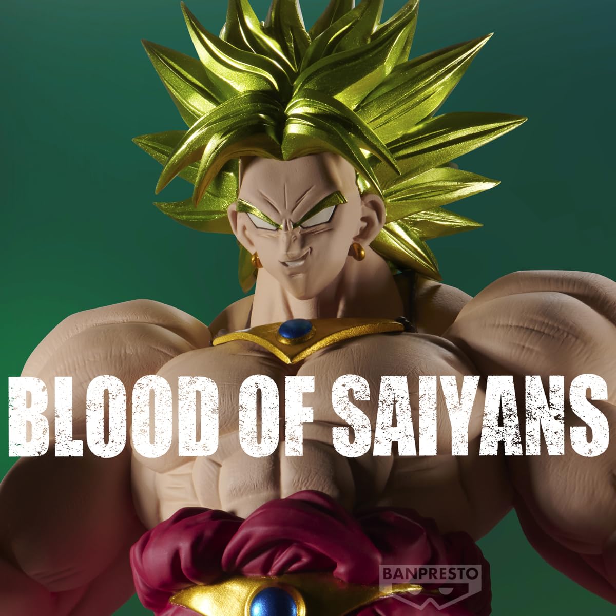 Banpresto Dragon Ball Z Broly Blood of Saiyans figure detailed sculpt and finish