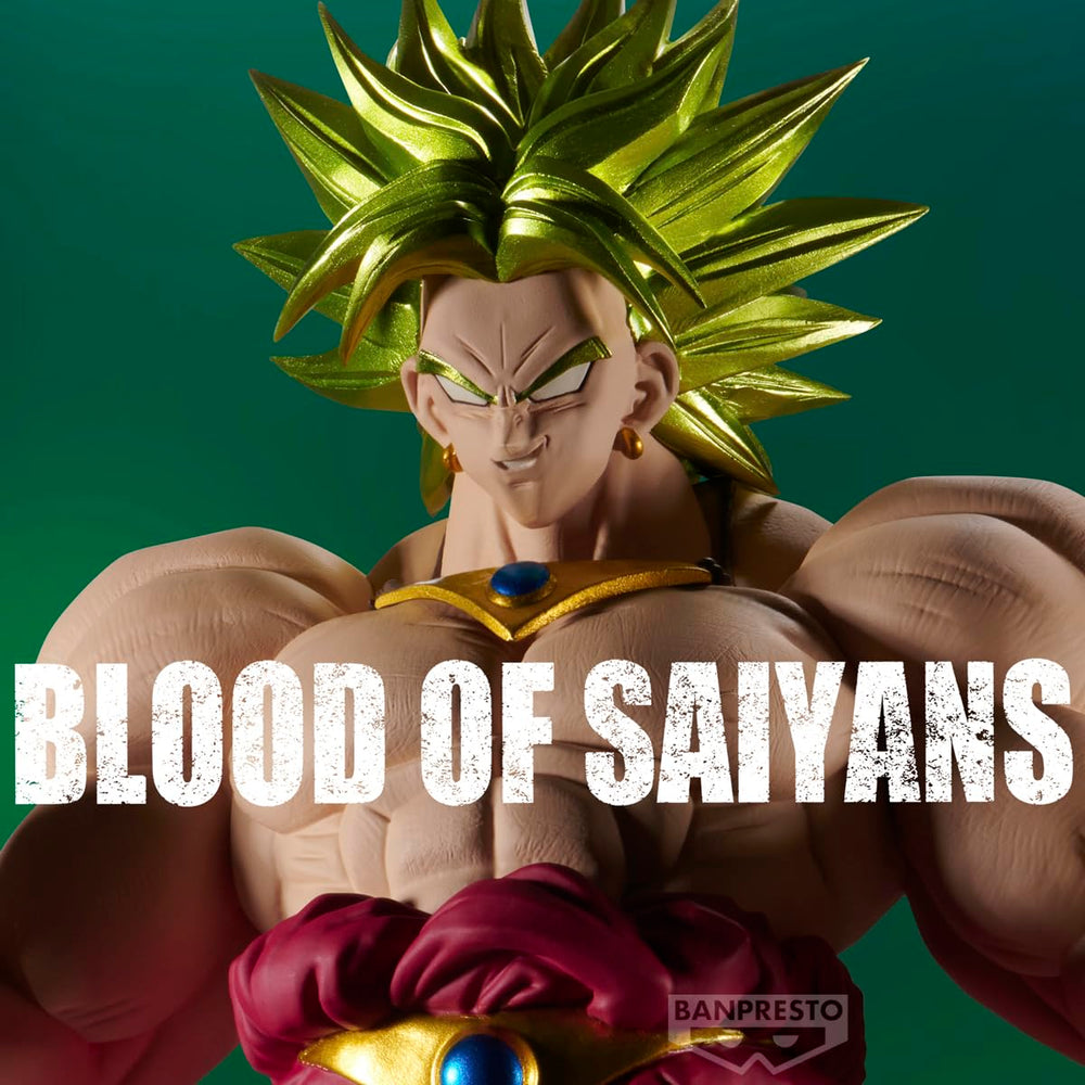 Banpresto Dragon Ball Z Broly Blood of Saiyans figure detailed sculpt and finish