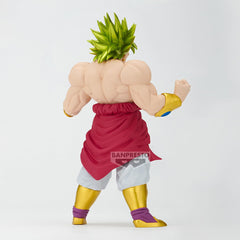 Banpresto Dragon Ball Z Broly Blood of Saiyans figure packaging label, official licensed product for collectors