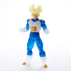 Banpresto Dragon Ball Z Clearise Trunks stands 7.1 inches tall for compact spaces.