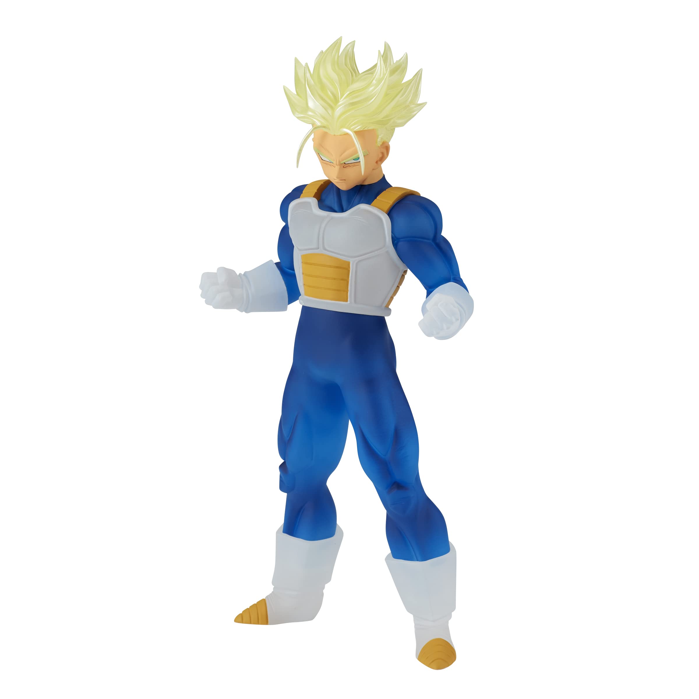 Banpresto Dragon Ball Z Clearise Trunks in dynamic pose for eye-catching display.