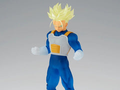 Banpresto DBZ Clearise Trunks statue in iconic pose ideal for collector shelves.