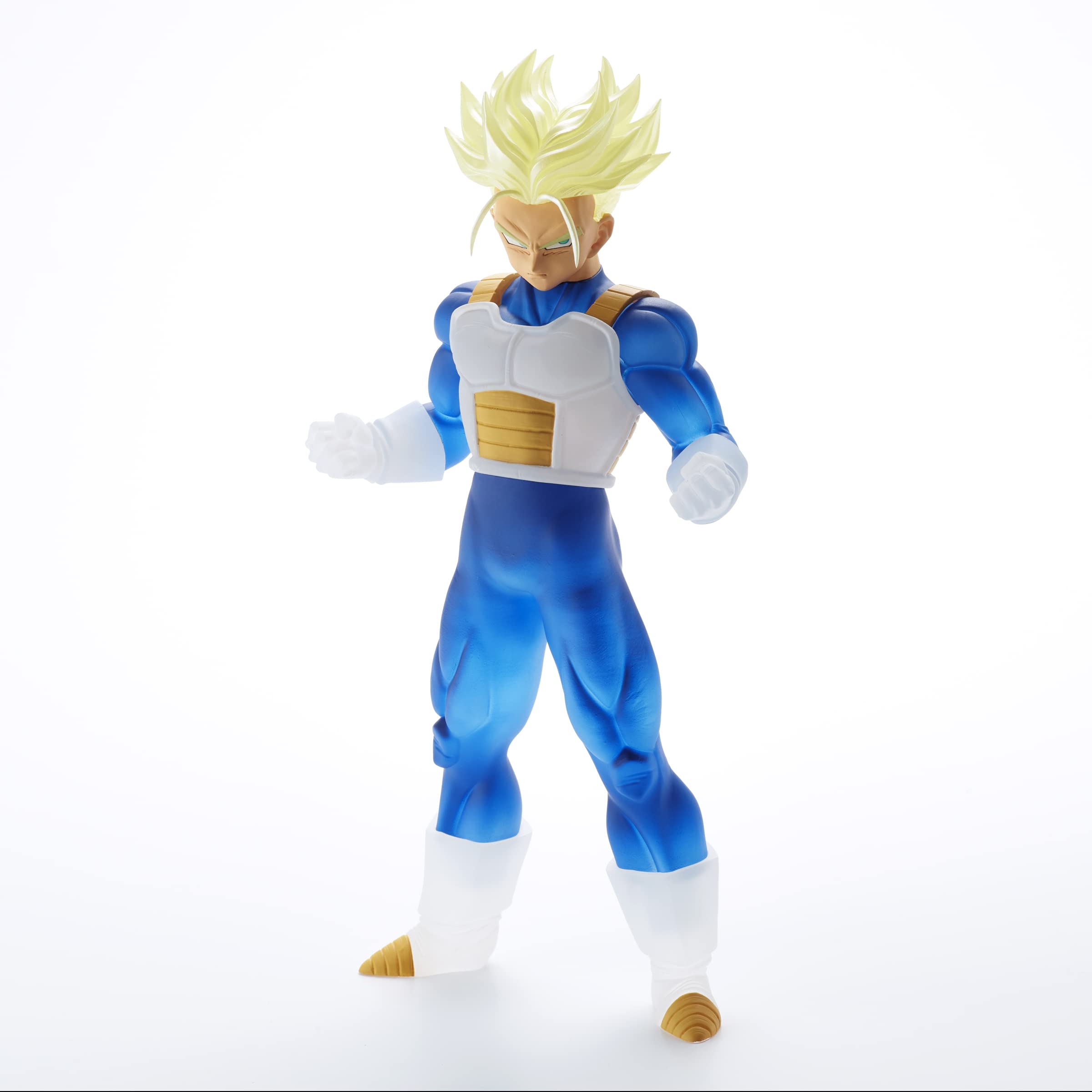 Banpresto Dragon Ball Z Clearise Trunks packaging protects artwork during transit.