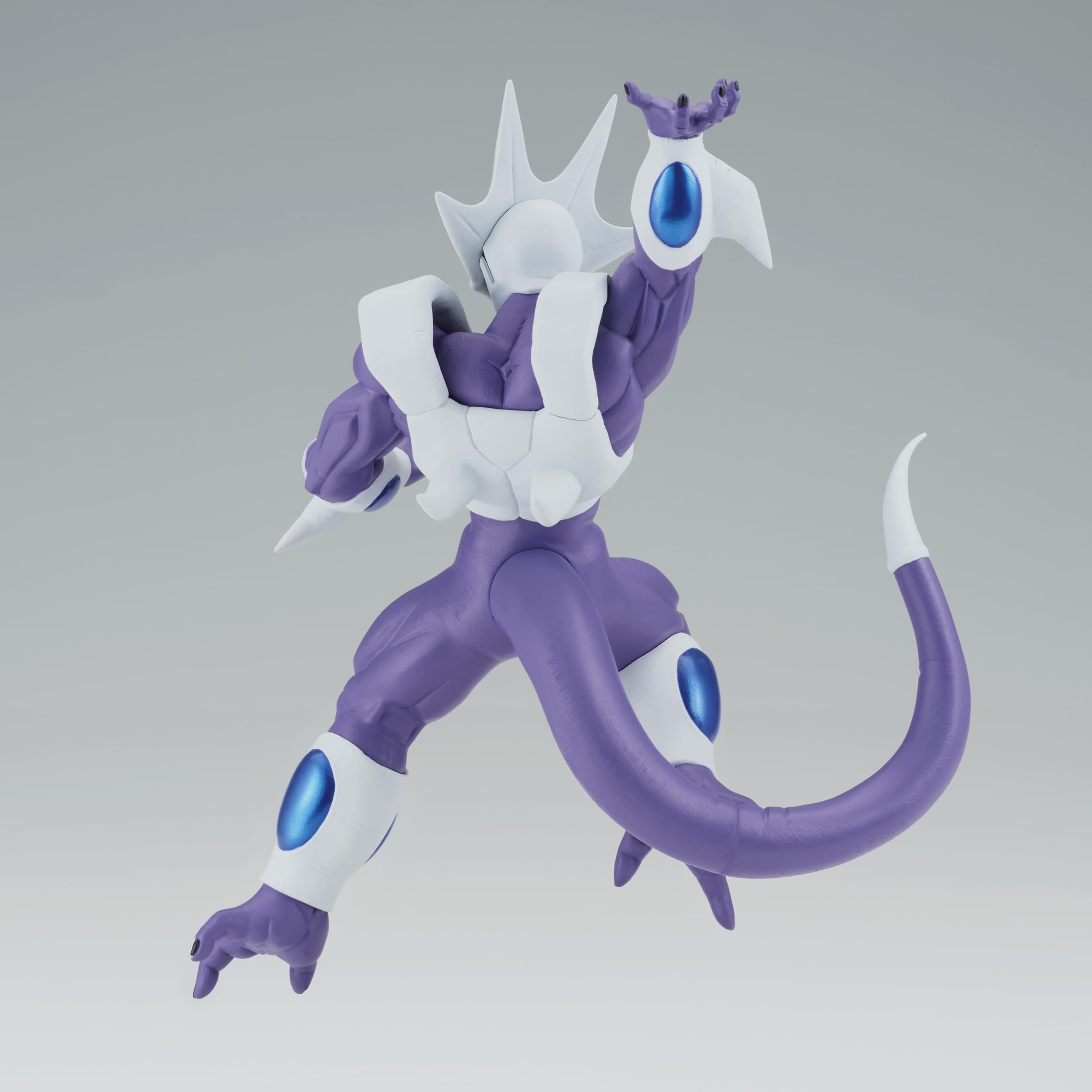 Banpresto Dragon Ball Z Cooler close-up reveals sculpted detail and color.